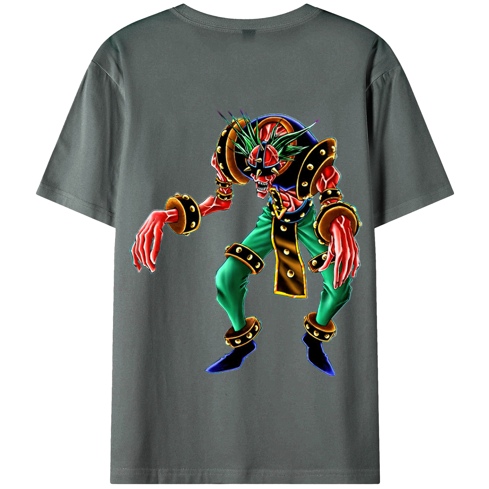 （画像用） 遊☆戯☆王 Yu-Gi-Oh! 綿100％半袖Tシャツ（背面プリント）